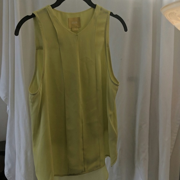 Maeve yellow high-low blouse - Anthro - size 6 - Picture 1 of 6